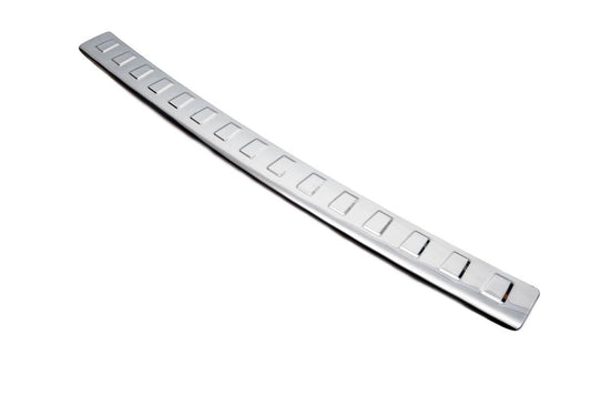 Pad on the rear bumper Carmos (stainless) for Mercedes B-class W246 2011-2018 - Reelken Auto