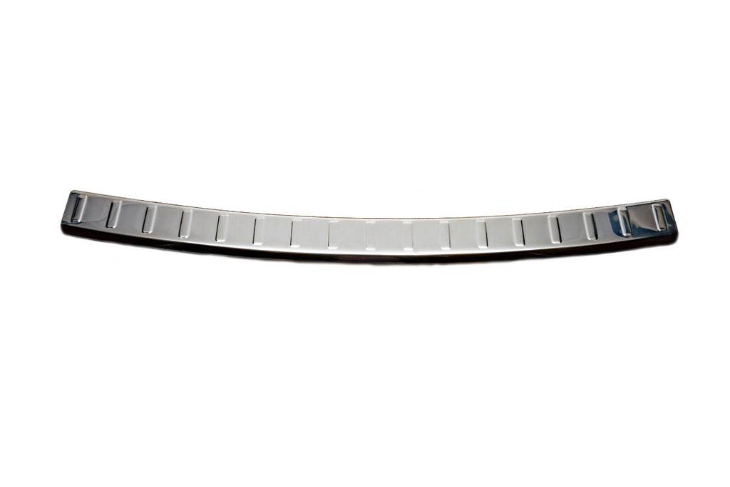 Cover on the rear bumper (SW, gloss, stainless steel) for Mercedes C-class W204 2007-2015 - Reelken Auto