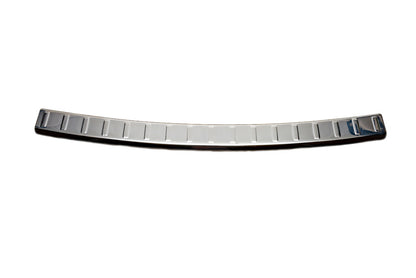 Rear bumper protector (SW, gloss, stainless steel) for Mercedes C-class W204 2007-2015 - image 3