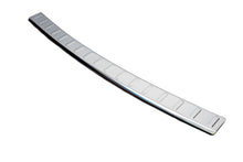 Rear bumper protector (SW, gloss, stainless steel) for Mercedes C-class W204 2007-2015 - image 2