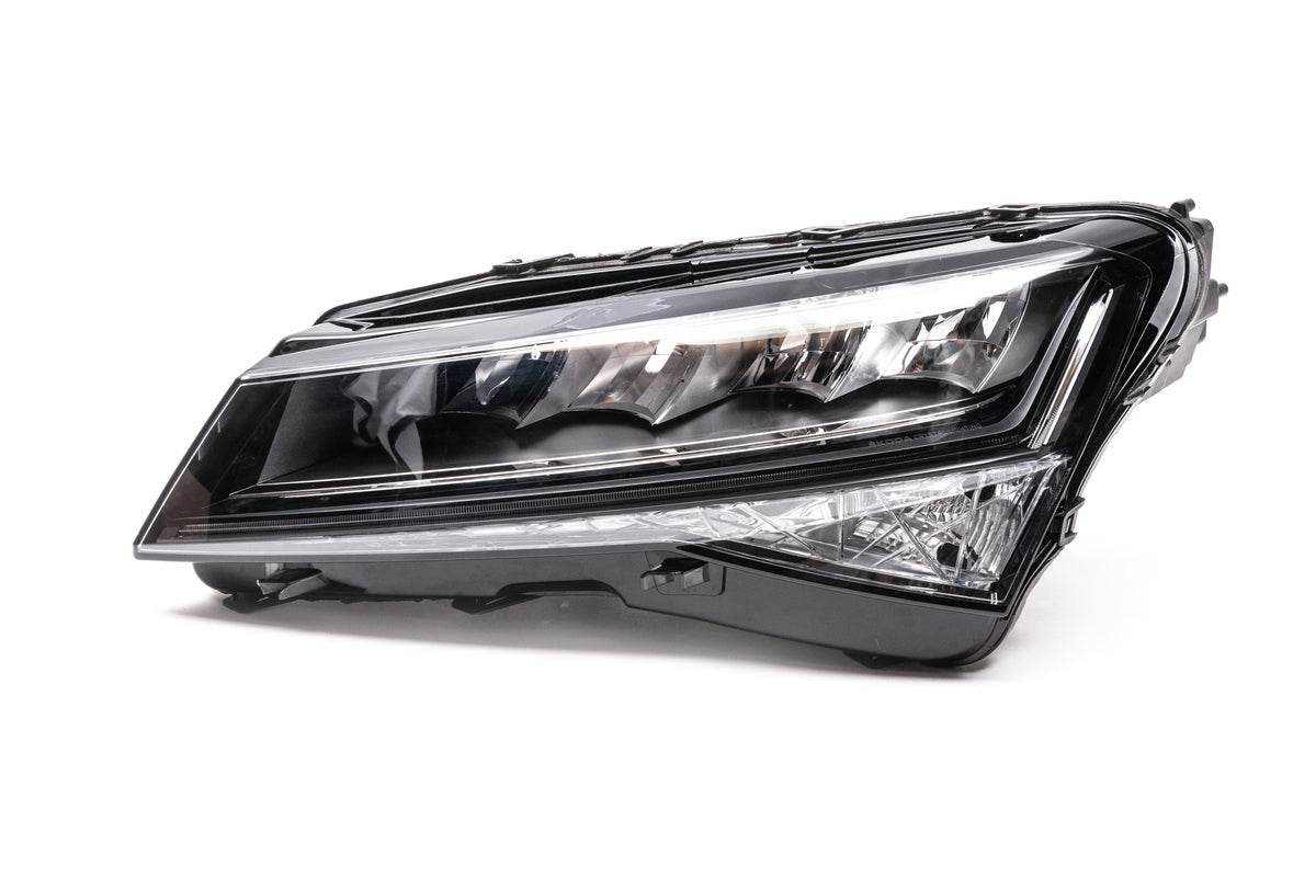 Headlight LED (Left, Original, Used) for Skoda Superb 2015-2024 - Reelken Auto