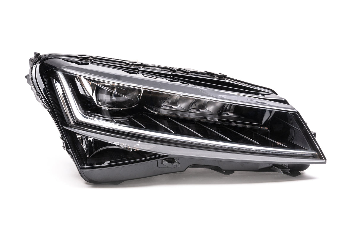 Front Headlight Matrix (Right, Original, Used) for Skoda Superb 2015-2024 - image 1
