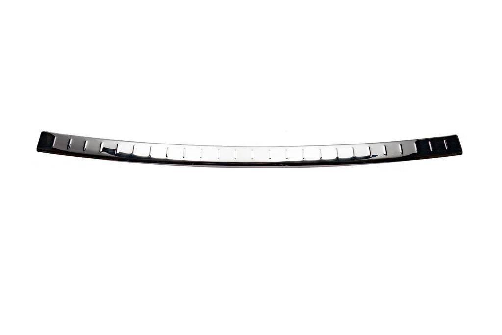 Cover on the rear bumper Carmos (2017-2021, stainless steel) for Nissan Qashqai 2014-2021 - Reelken Auto