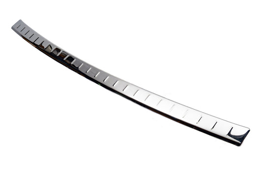 Rear Bumper Protector Carmos (2017-2021, Stainless Steel) for Nissan Qashqai 2014-2021 - image 1