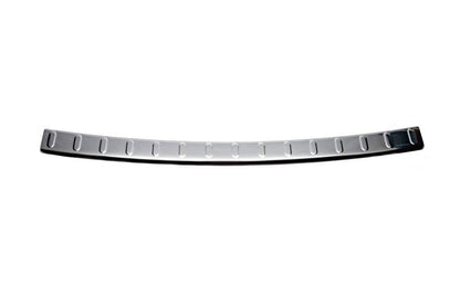 Cover on the rear bumper Carmos (2014-2017, stainless steel) for Nissan Qashqai 2014-2021 - Reelken Auto