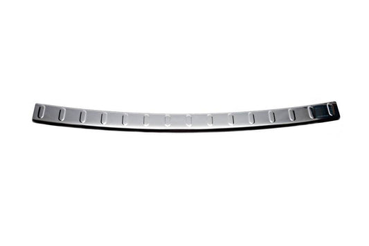 Cover on the rear bumper Carmos (2014-2017, stainless steel) for Nissan Qashqai 2014-2021 - Reelken Auto