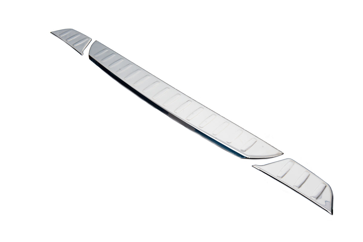 Rear Bumper Protector Carmos Stainless Steel for Mazda CX-3 2015- - image 1