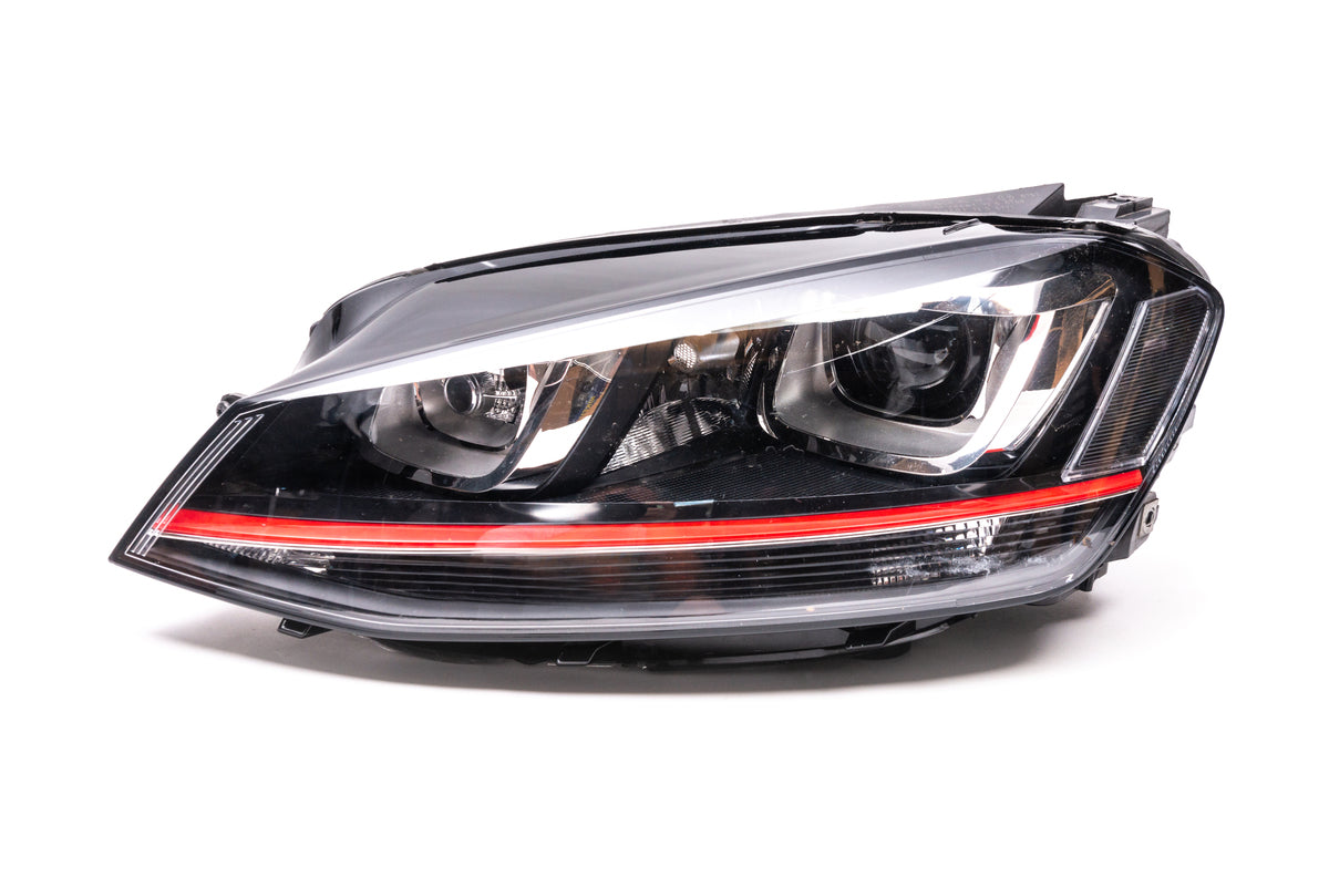 Front Headlight GT LED (Left, Original, Used) for Volkswagen Golf 7/E-Golf 2012-2020 - image 1