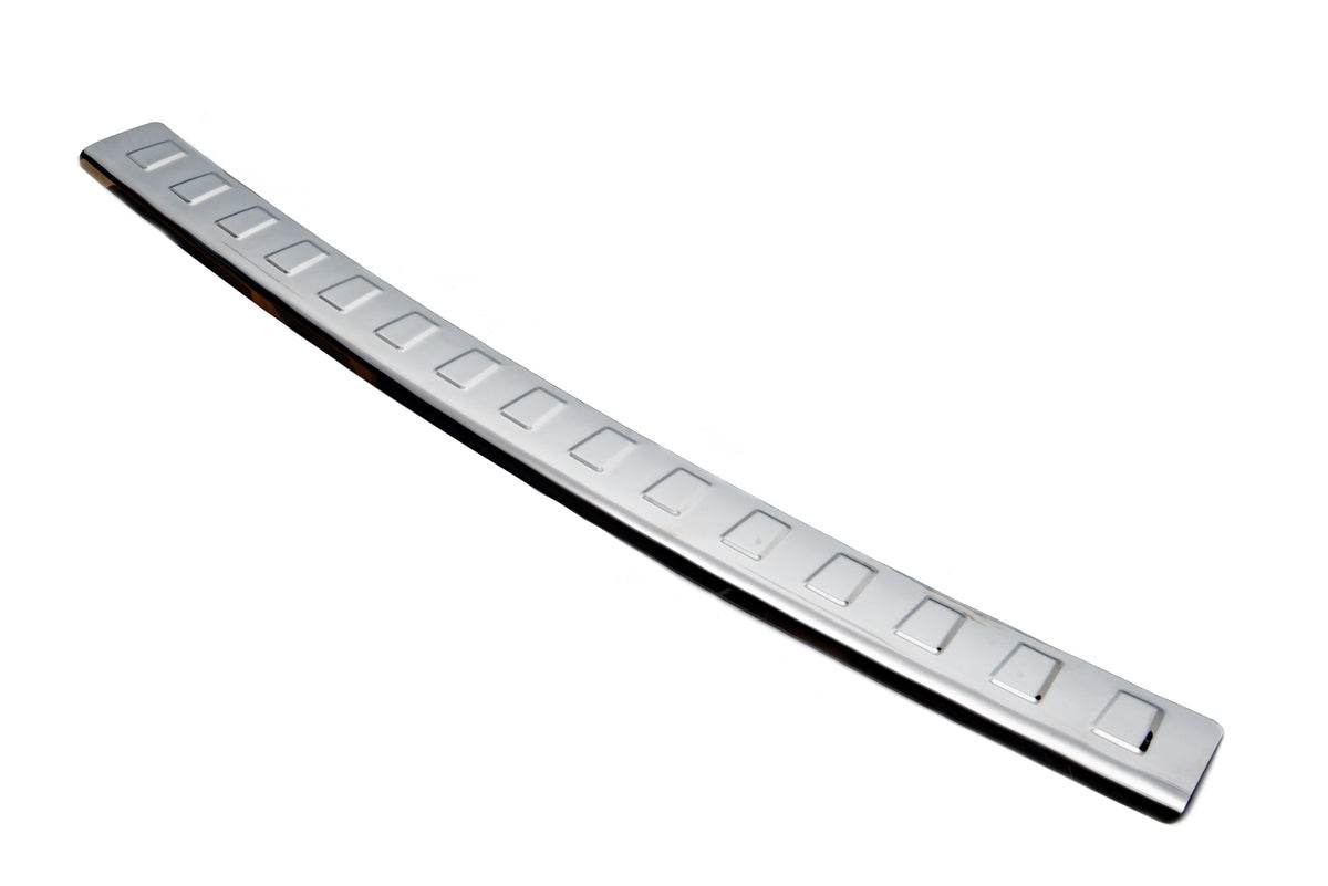 Cover on the rear bumper Carmos V1 (stainless steel) for Opel Zafira B 2005-2011 - Reelken Auto