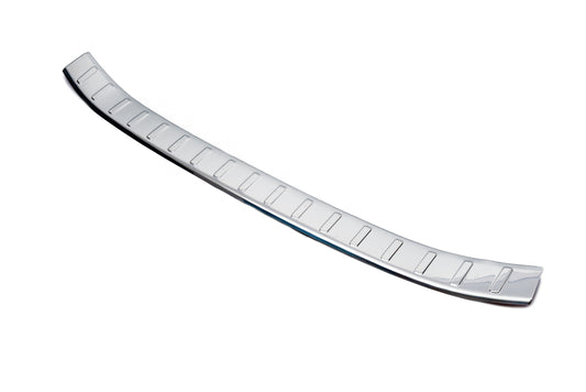 Rear bumper protector Carmos stainless steel for Peugeot 208 2012-2019 - image 1