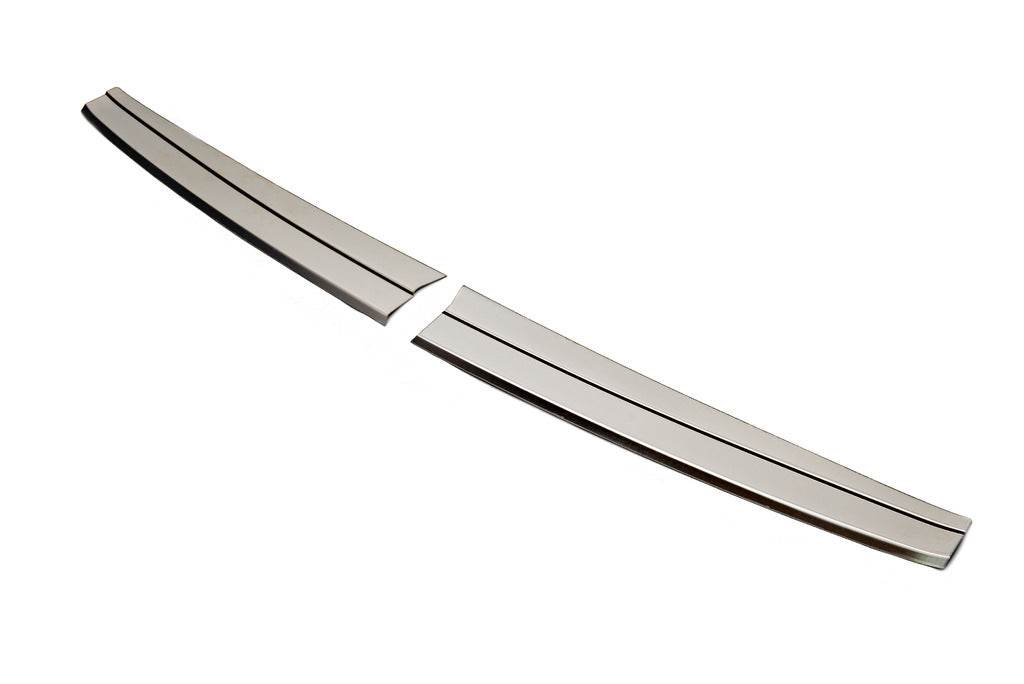 The trim on the rear bumper Carmos (Active, 2, stainless steel) for Hyundai I-20 2014-2020 - Reelken Auto