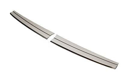 The trim on the rear bumper Carmos (Active, 2, stainless steel) for Hyundai I-20 2014-2020 - Reelken Auto