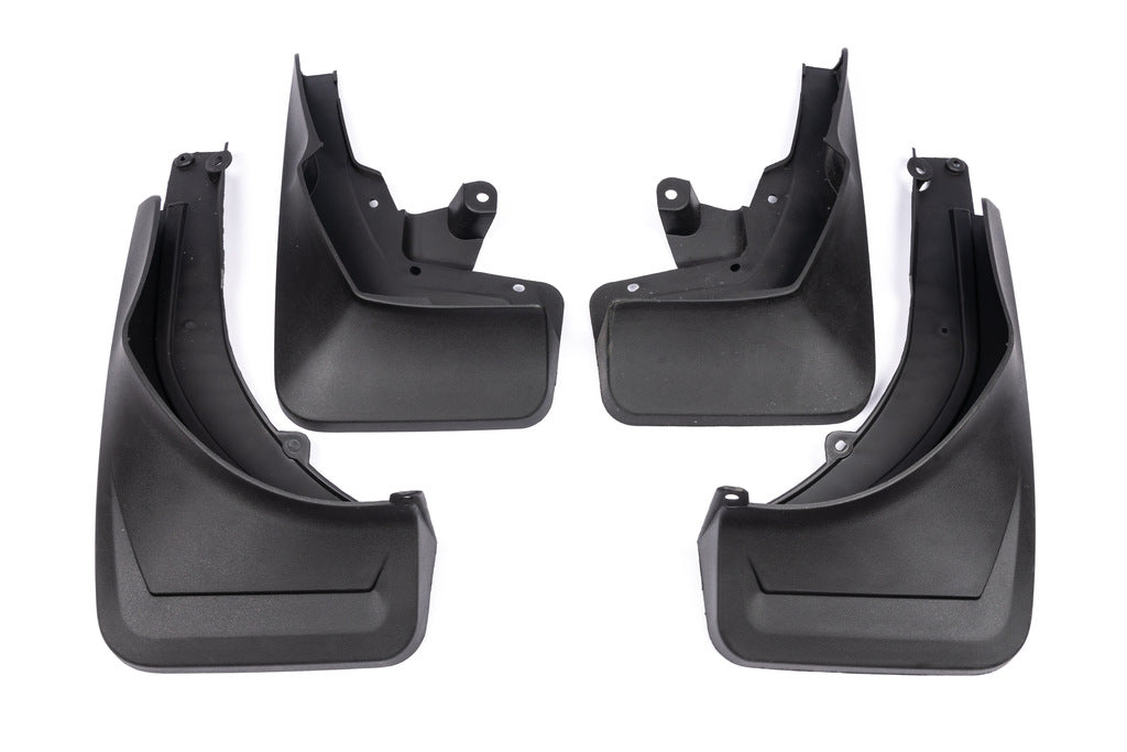 Premium Mud Flaps (painted fender flares, model with side steps, 4 pcs) for Mercedes GLE W167 2018- - image 3