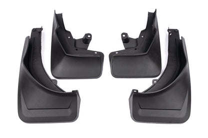 Premium Mud Flaps (painted fender flares, model with side steps, 4 pcs) for Mercedes GLE W167 2018- - image 3