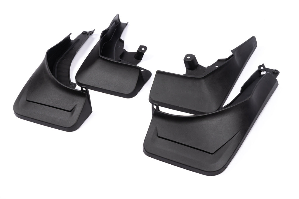 Premium Mud Flaps (painted fender flares, model with side steps, 4 pcs) for Mercedes GLE W167 2018- - image 2