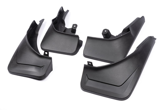 Original Premium Mud Flaps (unpainted fender flares, model without side steps, 4 pcs) for Mercedes GLE W167 2018- - image 1