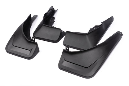 Premium Mud Flaps (unpainted fender flares, model with side steps, 4 pcs) for Mercedes GLE W167 2018- - image 1