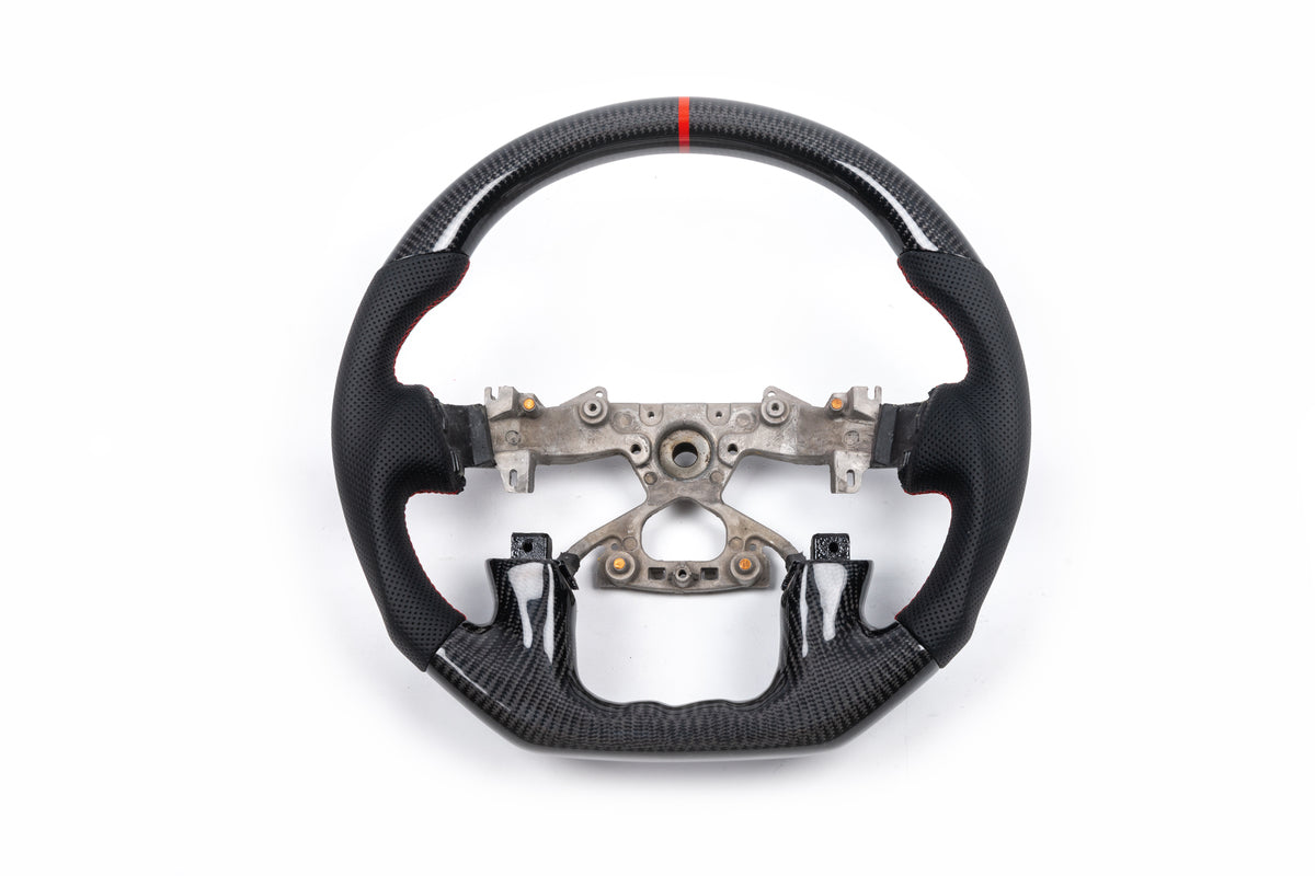 Carbon Steering Wheel for Nissan Patrol Y62 2010-2024 - image 1