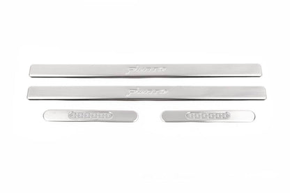 Sill OmsaLine (4 pcs, stainless steel.) for Fiat Punto Grande/EVO 2006-2018 - Reelken Auto
