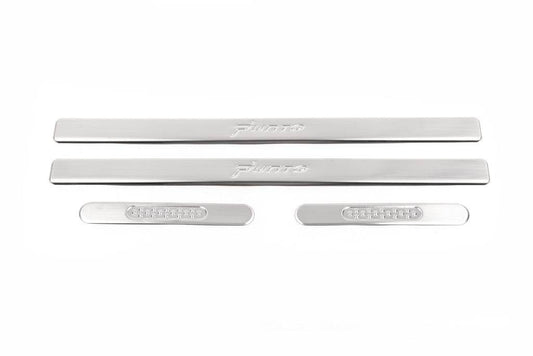 Sill OmsaLine (4 pcs, stainless steel.) for Fiat Punto Grande/EVO 2006-2018 - Reelken Auto