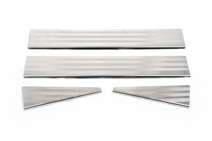 Door sills OmsaLine (4 pieces, stainless steel.) for Land Rover Freelander II - Reelken Auto