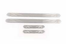 Door Sill Protectors OmsaLine (4 pcs, Stainless Steel) for Nissan Micra K12 2003-2010 - image 1