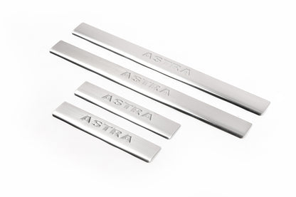Omsa Stainless Steel Door Sill Covers for Opel Astra G classic 1998-2012 - image 1