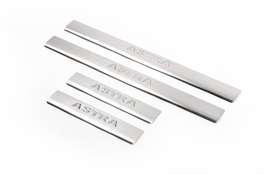 Omsa Stainless Steel Door Sill Covers for Opel Astra G classic 1998-2012 - image 1
