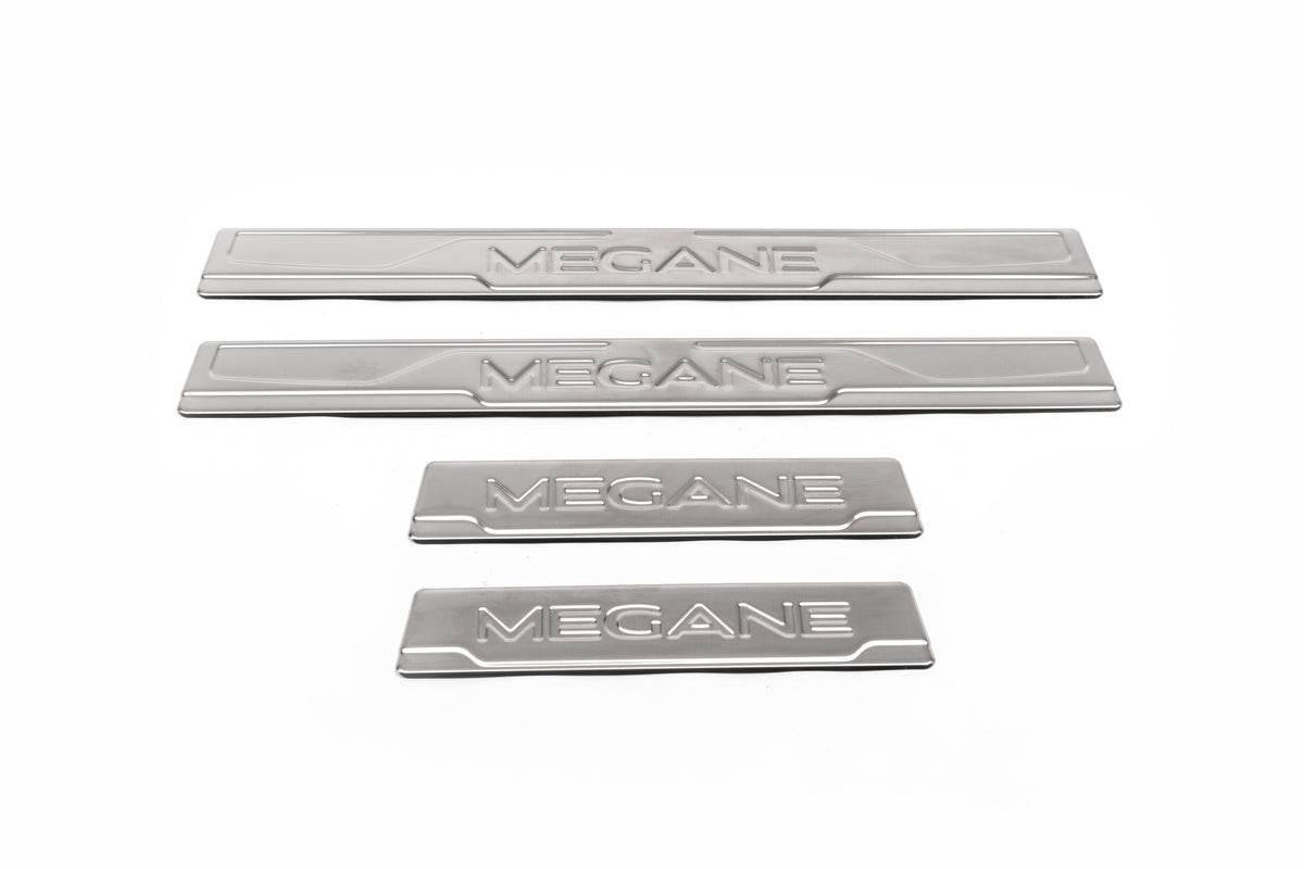 Sill OmsaLine (4 pieces, stainless steel) for Renault Megane IV 2016-2025 - Reelken Auto