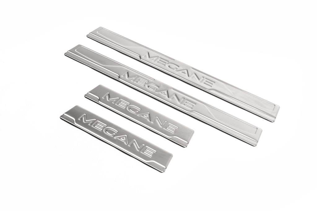 Sill OmsaLine (4 pieces, stainless steel) for Renault Megane IV 2016-2025 - Reelken Auto