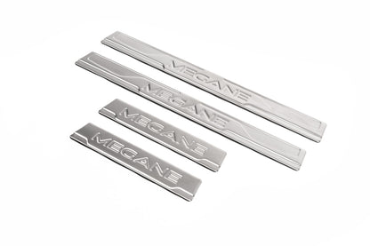 Door Sill Protectors OmsaLine (4 pcs, Stainless Steel) for Renault Megane IV 2016-2025 - image 6