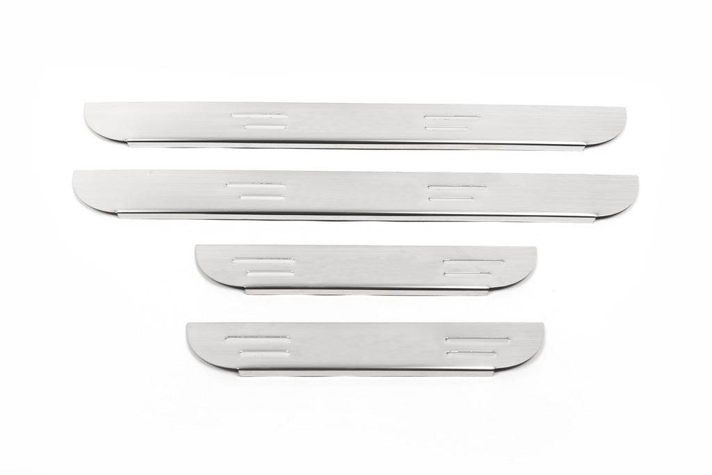Door sills OmsaLine (4 pieces, stainless steel) for Toyota Rav 4 2006-2013 - Reelken Auto