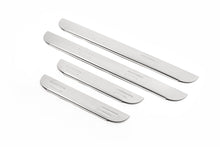 Door Sill Protectors OmsaLine (4 pcs, Stainless Steel) for Toyota Rav 4 2006-2013 - image 1