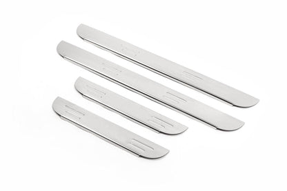 Door sills OmsaLine (4 pieces, stainless steel) for Toyota Rav 4 2006-2013 - Reelken Auto