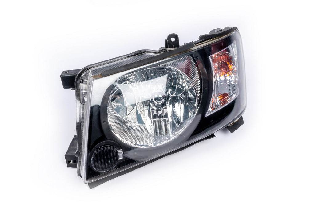 Front optics Safari Black (2004-2008, 2pcs) for Nissan Patrol Y61 1997-2011 - Reelken Auto