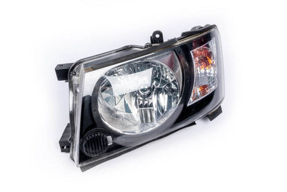 Front optics Safari Black (2004-2008, 2pcs) for Nissan Patrol Y61 1997-2011 - Reelken Auto