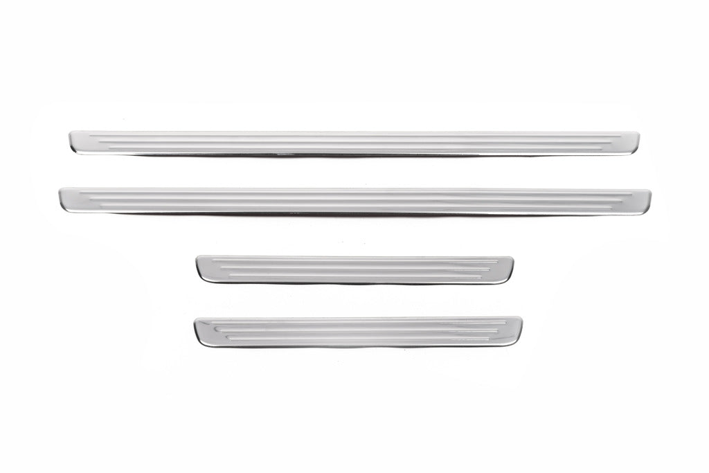 Stainless Steel Door Sill Protectors OmsaLine (4 pcs) for Volkswagen Passat B8 2015-2023 - image 3