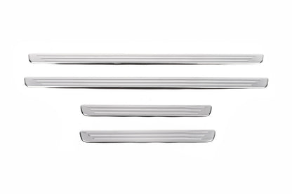 Stainless Steel Door Sill Protectors OmsaLine (4 pcs) for Volkswagen Passat B8 2015-2023 - image 3