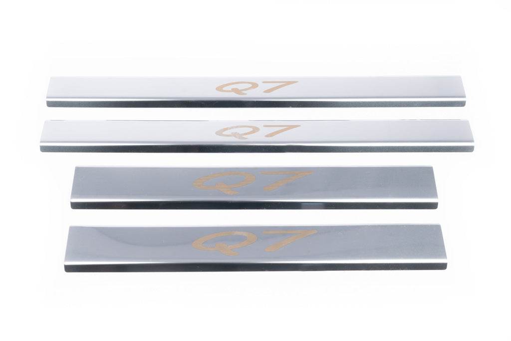 The door sill panels (4 PCs, Carmos) for Audi Q7 2005-2015 - Reelken Auto