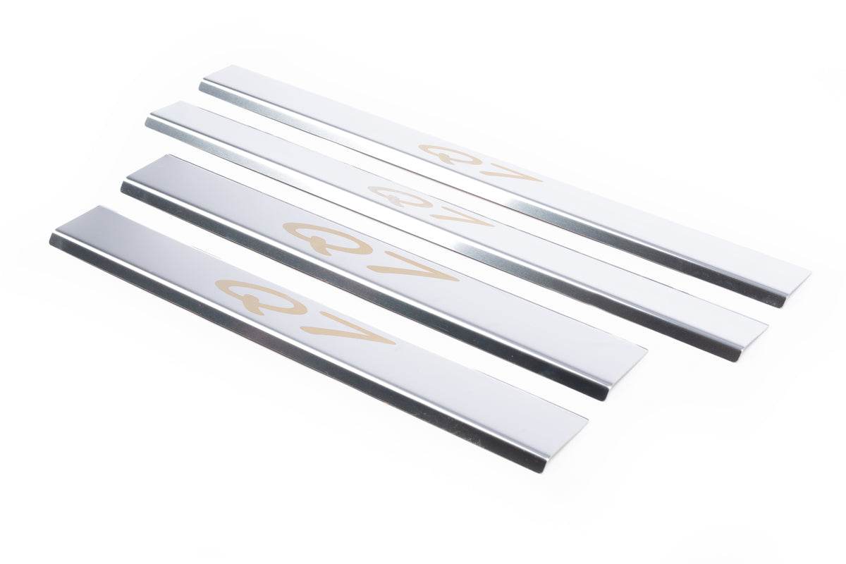 The door sill panels (4 PCs, Carmos) for Audi Q7 2005-2015 - Reelken Auto