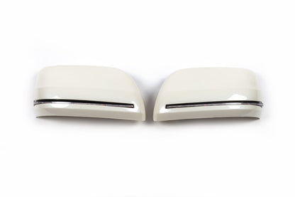 Mirror covers (with LED repeater, style 2020) for Toyota Land Cruiser 200 - image 2