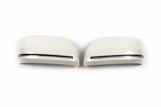 Mirror covers (with LED repeater, style 2020) for Toyota Land Cruiser 200 - image 2