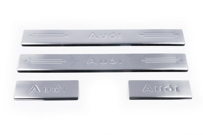 Door Sill Covers (4 pcs, Carmos) for Audi A6 C5 2001-2004 - image 2