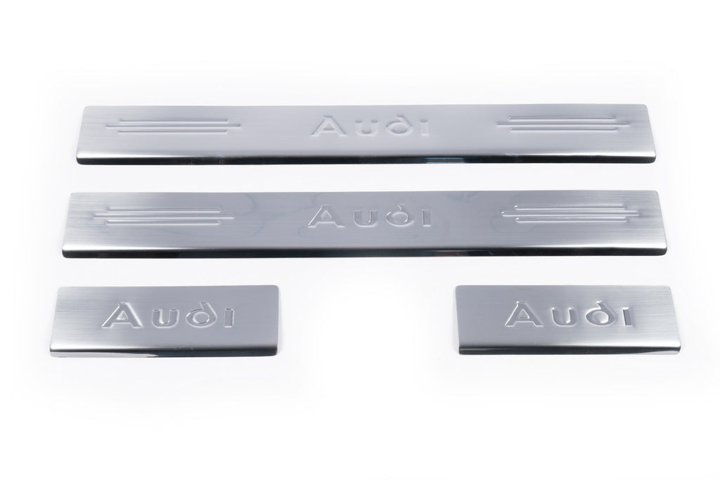 Door Sill Covers (4 pcs, Carmos) for Audi A6 C5 2001-2004 - image 2