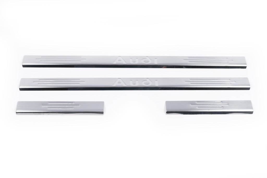 Door sill plates (4 pcs., Carmos) for Audi A3 1996-2003 - Reelken Auto