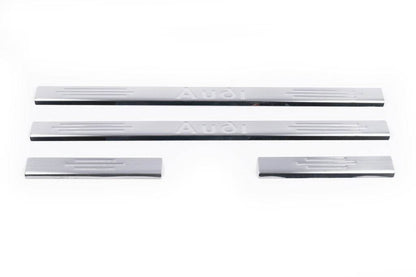 Door sill plates (4 pcs., Carmos) for Audi A3 1996-2003 - Reelken Auto