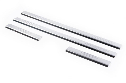 Door sill plates (4 pcs., Carmos) for Audi A3 1996-2003 - Reelken Auto