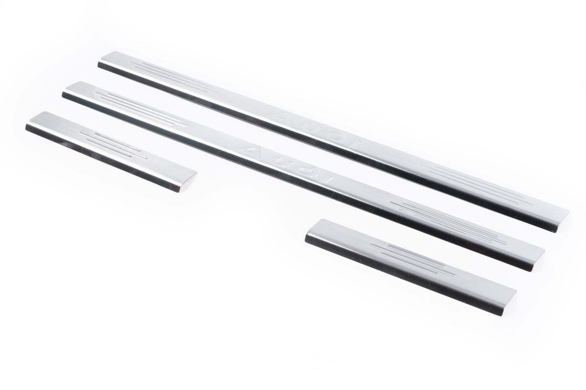 Door Sill Covers (4 pcs, Carmos) for Audi A3 1996-2003 - image 1