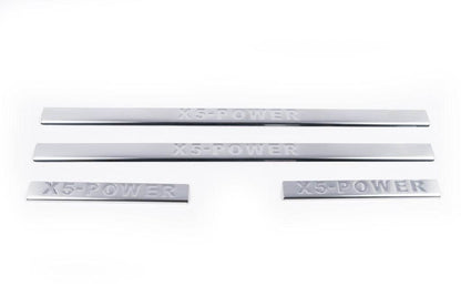 Sill Carmos (4-piece, stainless steel.) for BMW X5 E-53 1999-2006 - Reelken Auto