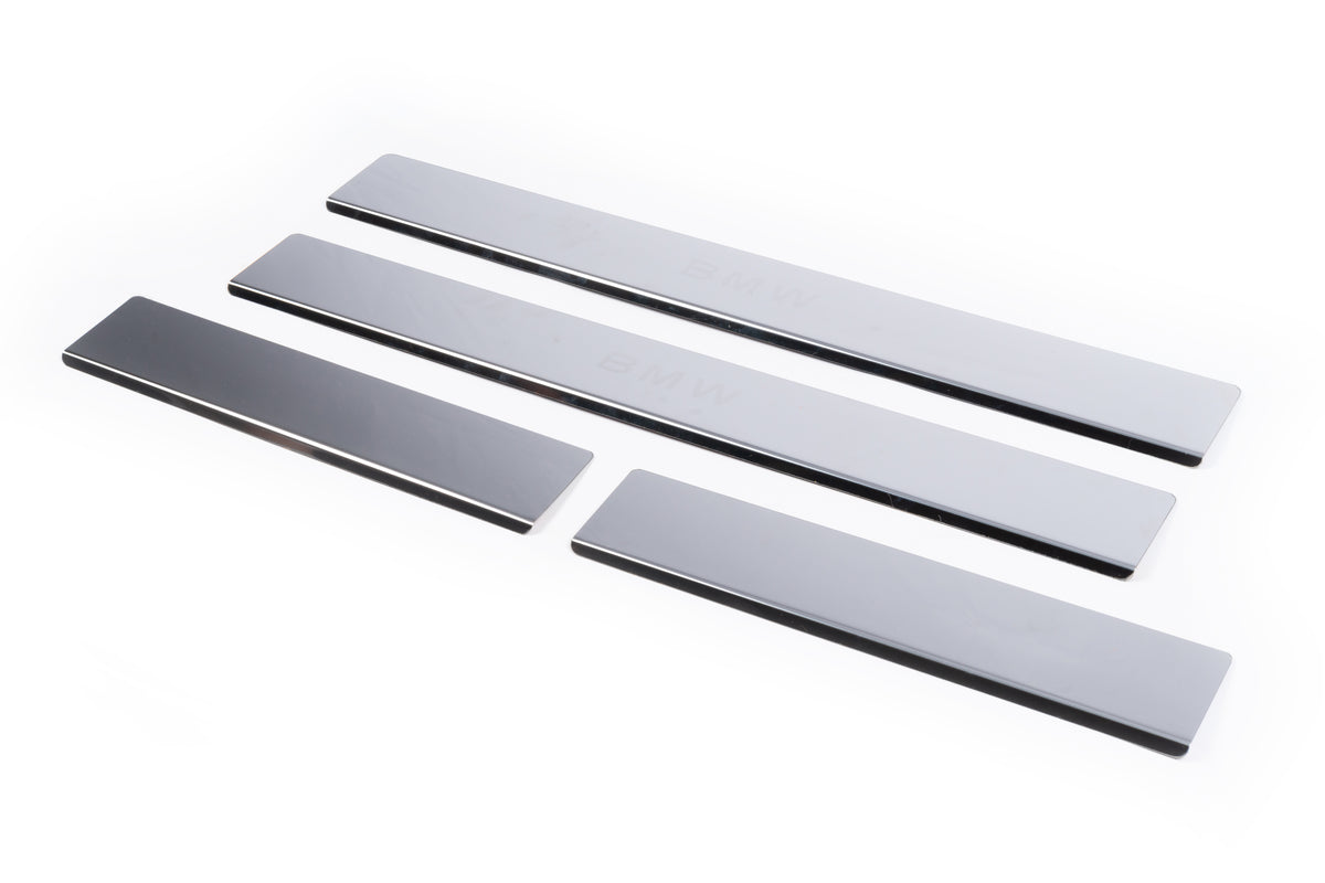 Door Sill Covers (4 pcs, Carmos V2) for BMW 5 Series E34 1988-1995 - image 1